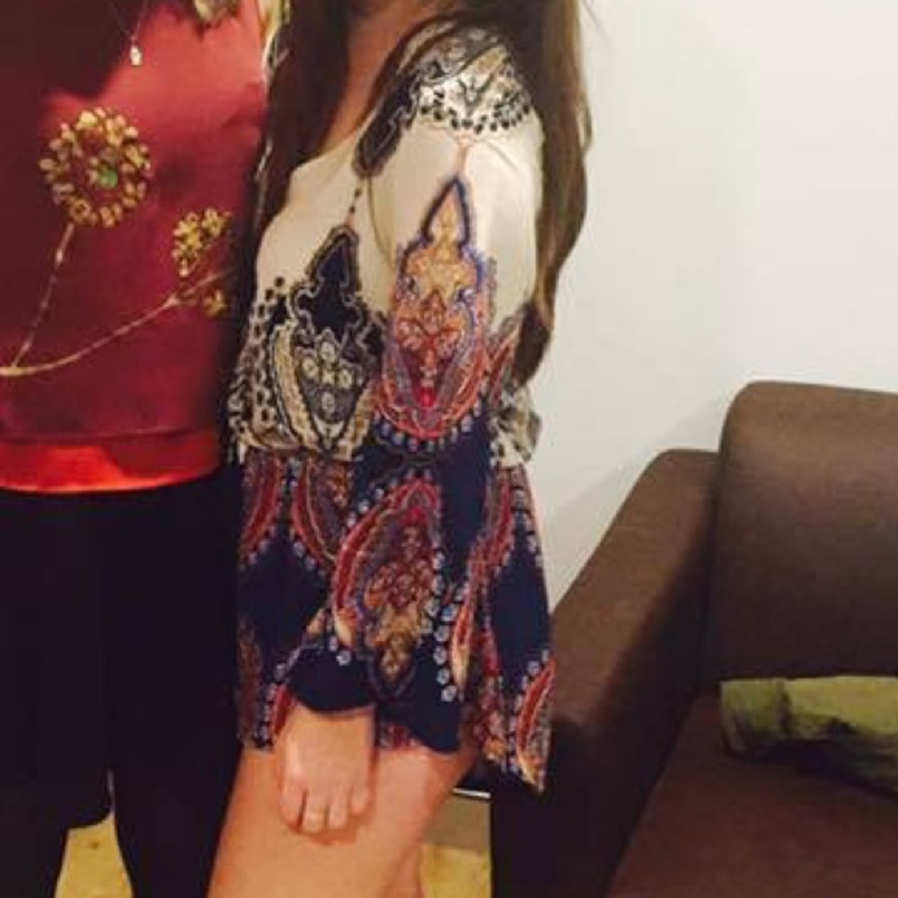 Reverse Bohemian Romper - image 3